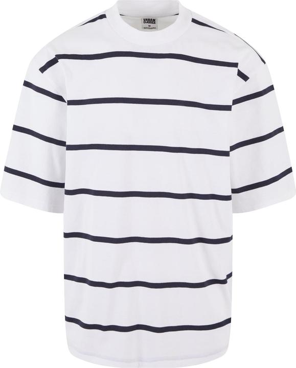 Actual product image Urban Classics Oversized Sleeve Modern Stripe Tee - 139403 (S)