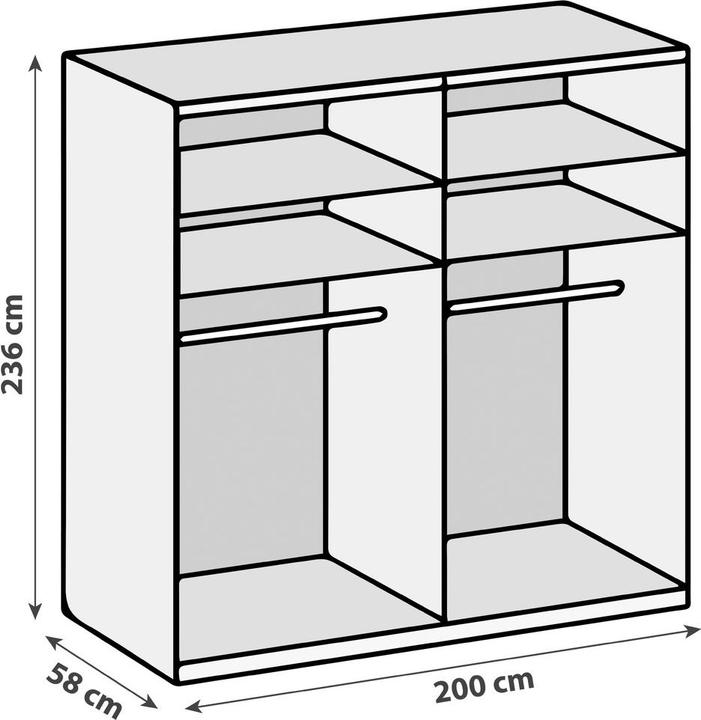 Immagine prodotto Wimex Essehof (200 x 58 x 236 cm)