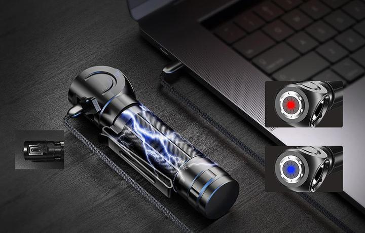 Actual product image Superfire 2-in-1 Headlamp TH04, 600lm, USB-C (600 lm)