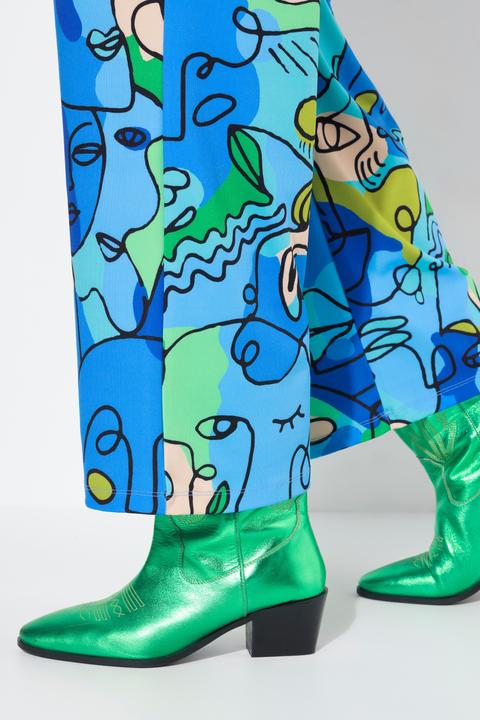 Produktbild Angel of Style Hose, gerades Bein, Gesichter-Muster, Elastikbund (48)