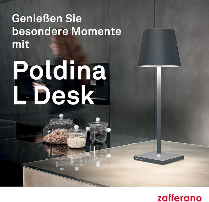 Image du produit Zafferano POLDINA L DESK LAMP Ø.165x497mm.