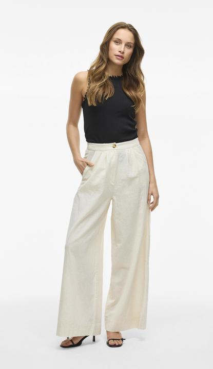 Image du produit Vila VIETNI High Waist Hose mit weitem Bein (34)