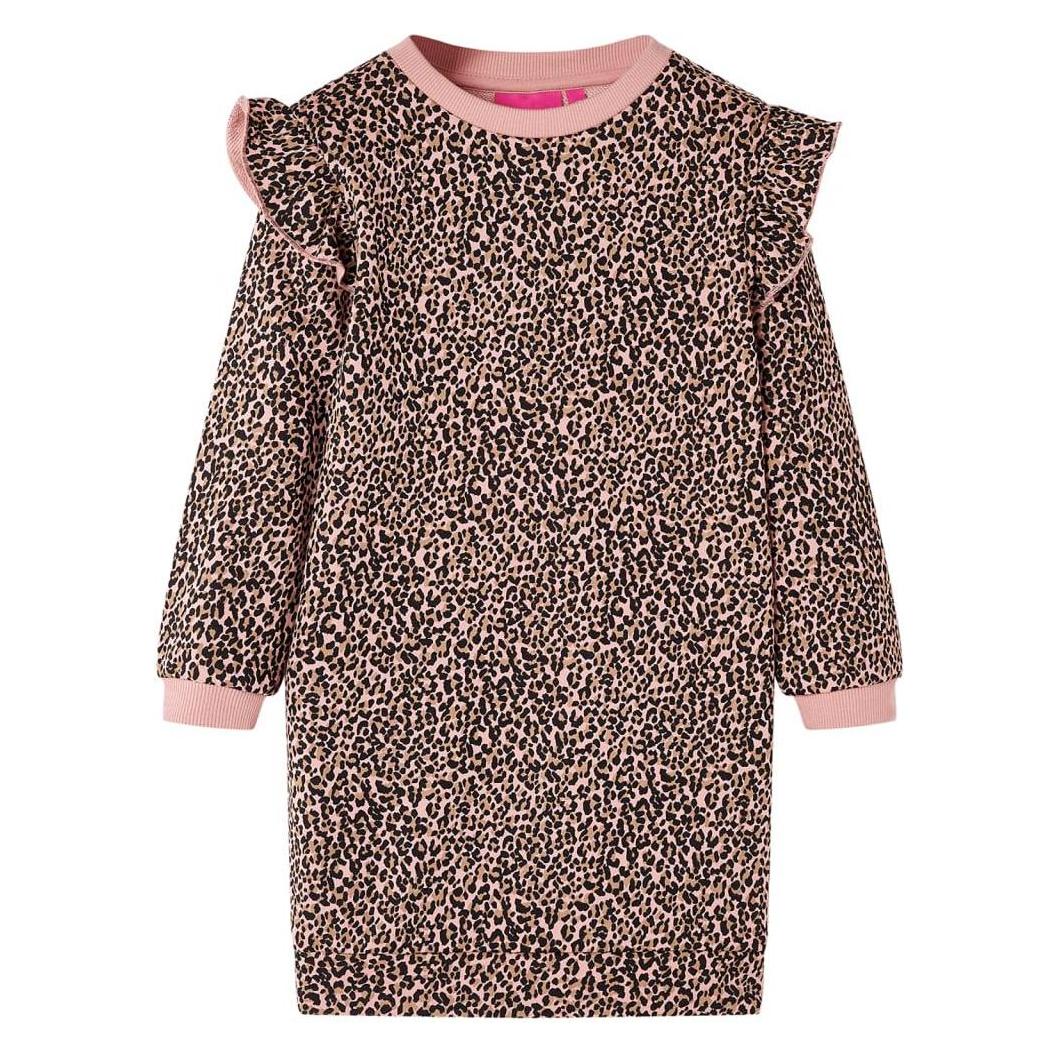 VidaXL, Mädchen, Kleider, Kinder-Pulloverkleid Mittelrosa 116, Material, 95, Rosa, (116)