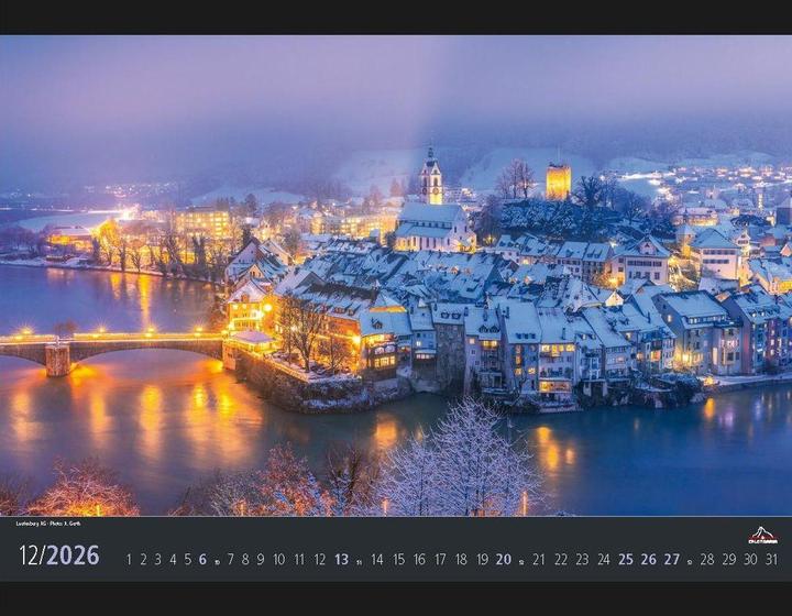 Produktbild Light of Switzerland 2026 (32 x 48 cm, Kein Einband, Englisch)