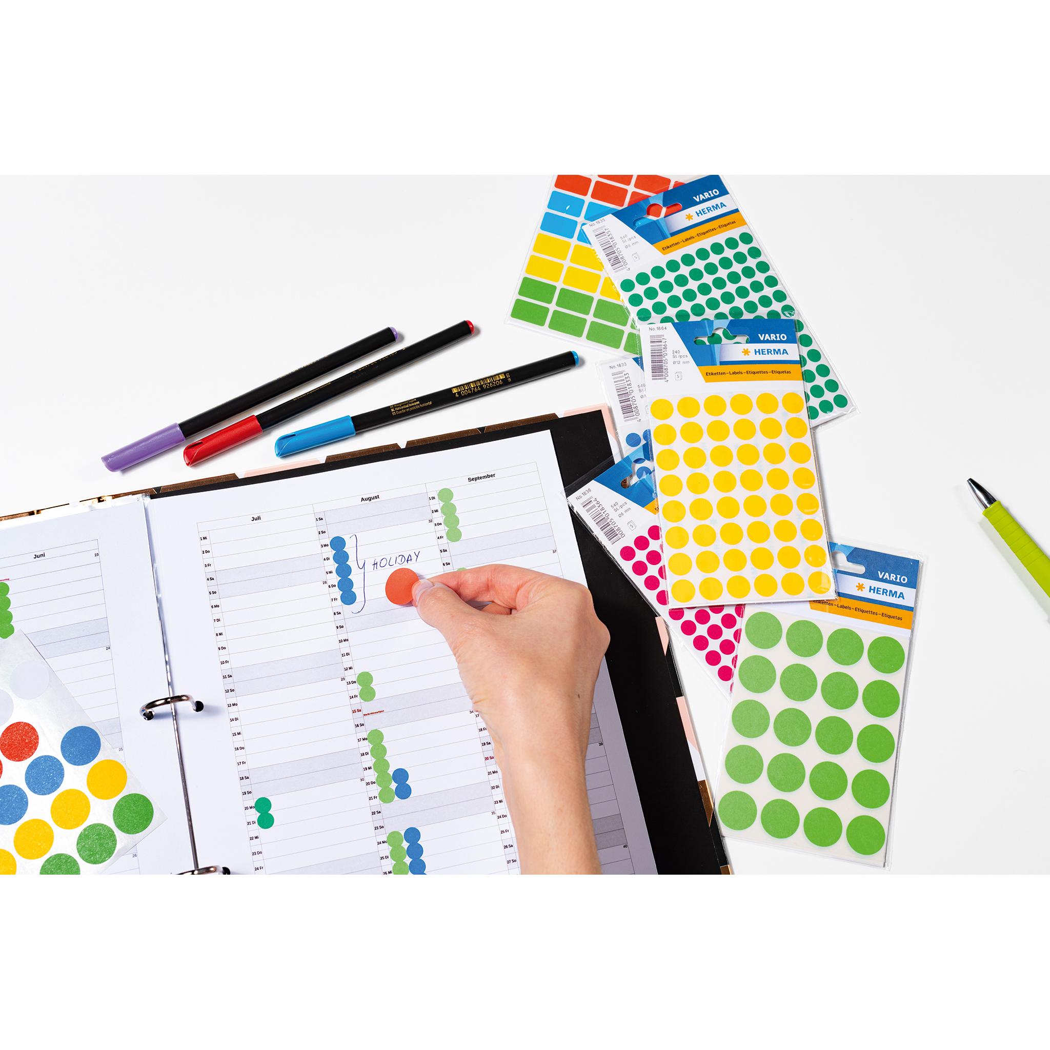 Thumbnail - Herma, Etiketten, Vario Farbpunkte, Kleinpackung