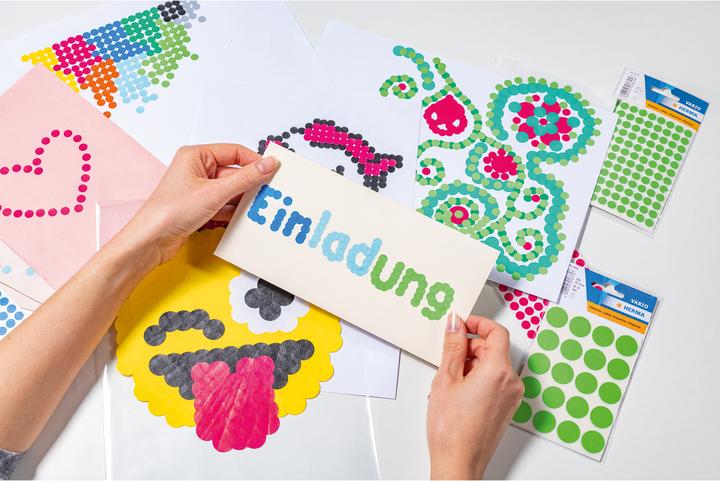 Actual product image HERMA Marking points