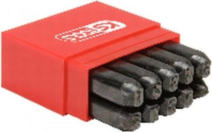 Actual product image KS Tools Numbers embossing stamp set