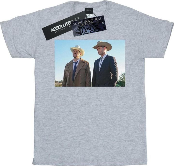 Actual product image Supernatural Mens Stetson Boys T-Shirt (M)