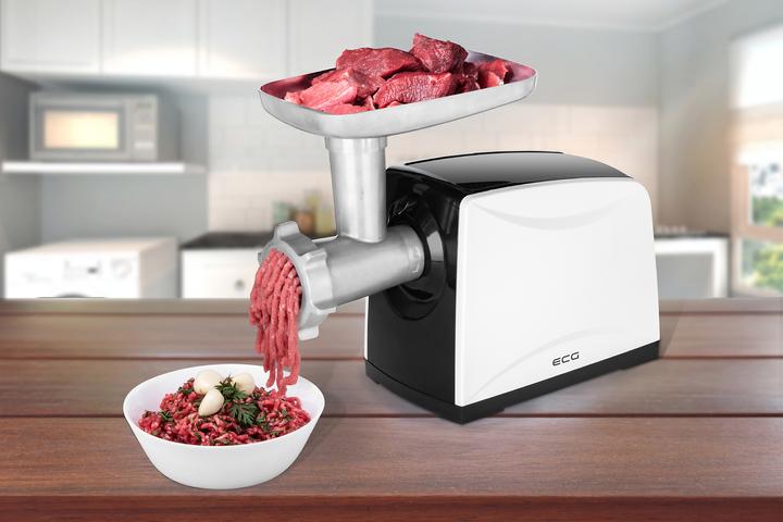 Produktbild ECG MG 2510 mincer Black, Stainless steel, White (1200 W)