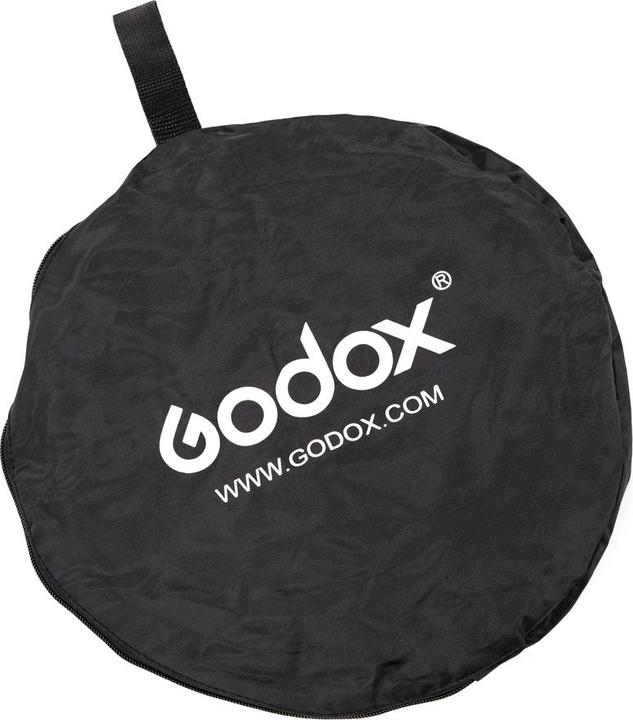 Actual product image Godox 5 in 1 Goud, Zilver, Soft Gold, Wit, Transparant Reflector disc 80 x 120cm (Folding reflector)