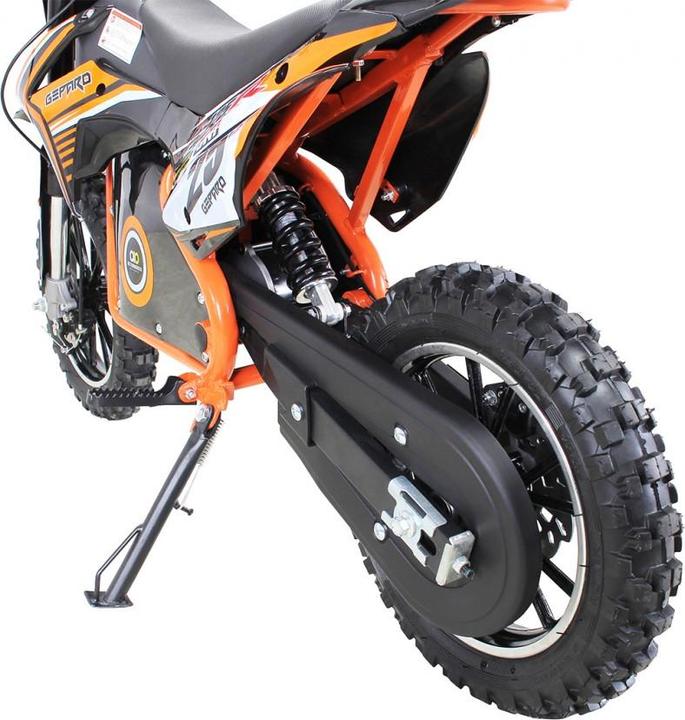 Actual product image Actionbikes Motors Kids Mini Enduro Crossbike Gepard Electric 500 Watt Motorcrossbike Pocketbike (Orange)
