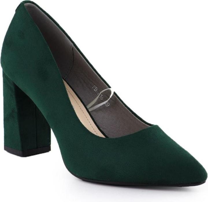 Produktbild Leone Sergio Green Suede Pointed Toe Pumps PB216 (38)