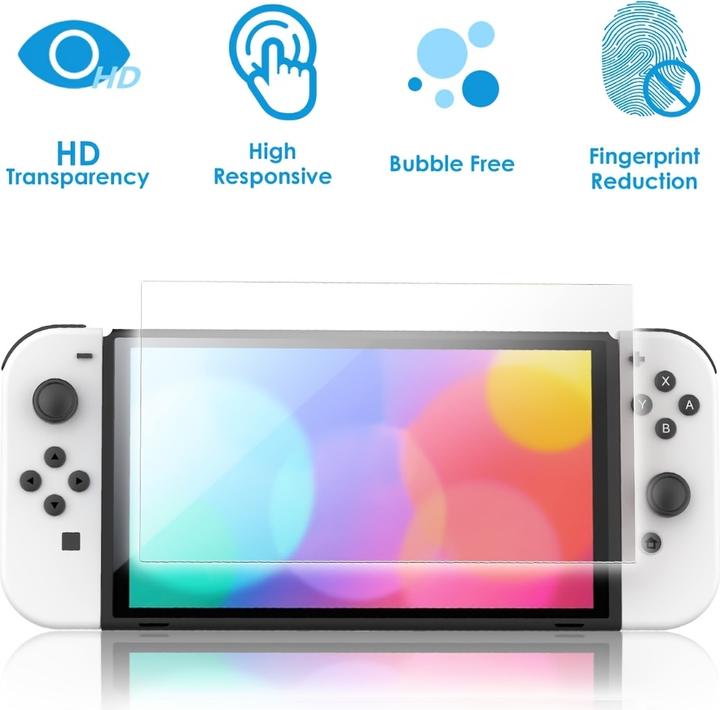 Produktbild PhoneLook 2er-Pack gehärtete Schutzglas-Folien für Nintendo Switch 2 (Switch 2)