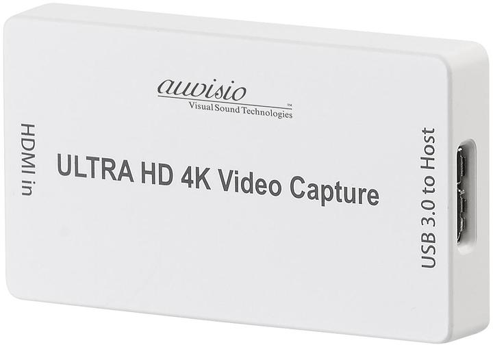 Immagine prodotto Auvisio Registratore video HDMI e box di streaming, 4K / UHD, USB 3.0, 30 frame/sec. (7,5 x 4 x 1 cm)