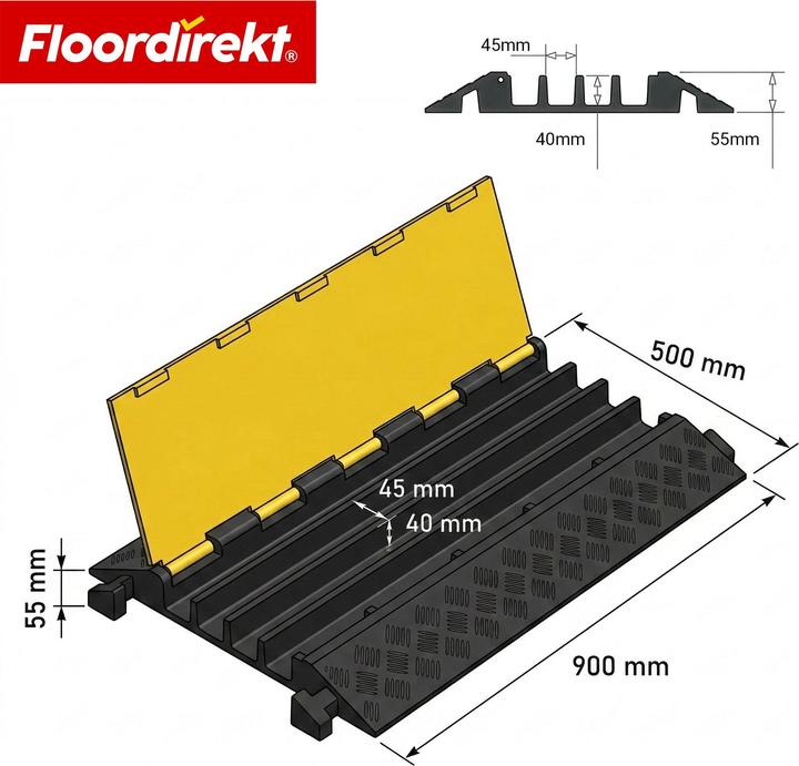 Produktbild Floordirekt Kabelbrücke Vulcan (Kabelbrücke, 90 cm)