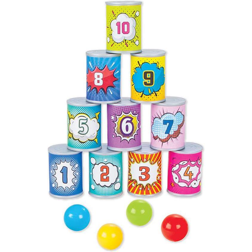Pilsan Kinderspielzeug Dosenwurfspiel