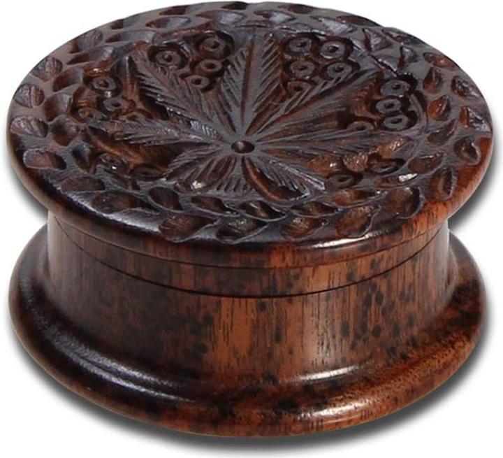 Black Leaf Rosewood Grinder 2Parts 45mm