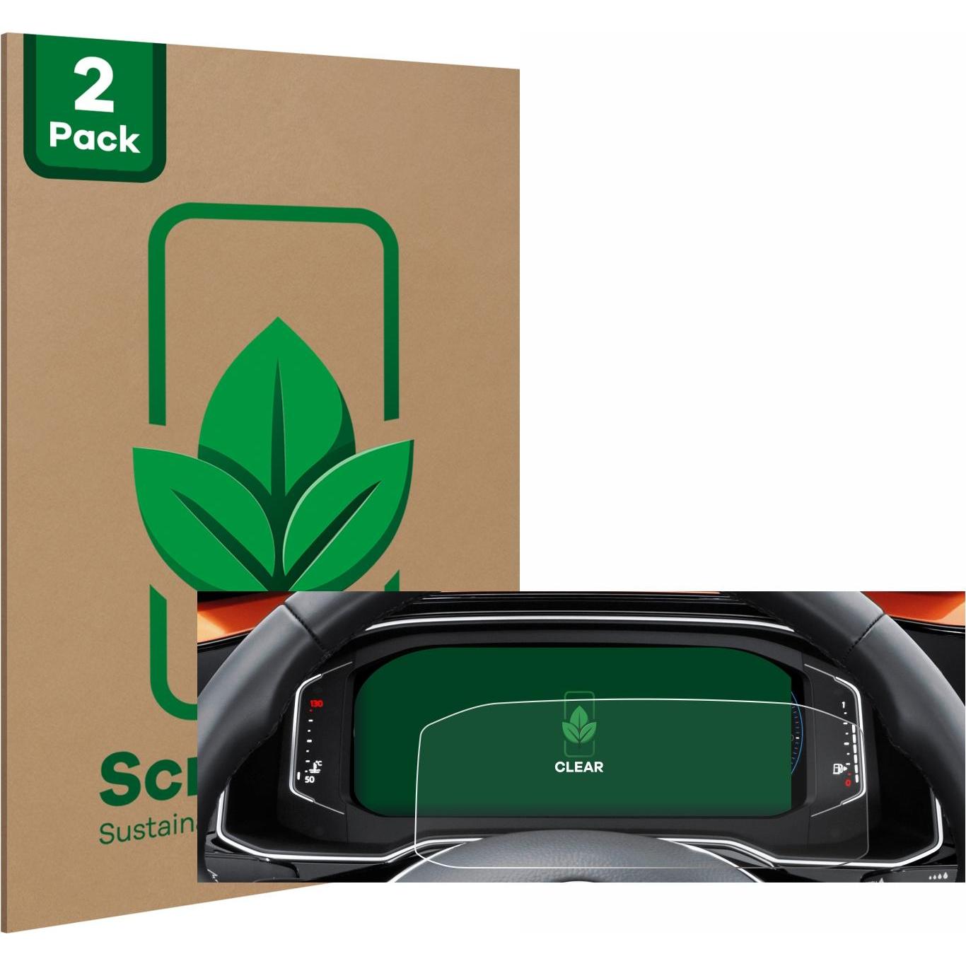 Thumbnail - ScreenLeaf, Fahrzeug Navigation Zubehör, Schutzfolie nachhaltiger Displayschutz Displayschutzfolie Folie Klar Transparen...
