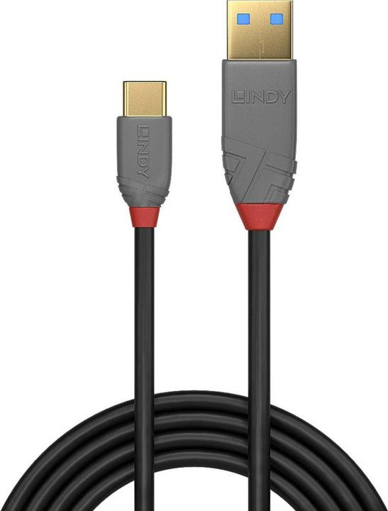 Image du produit Lindy USB Anthra Line (1 m, USB 2.0)