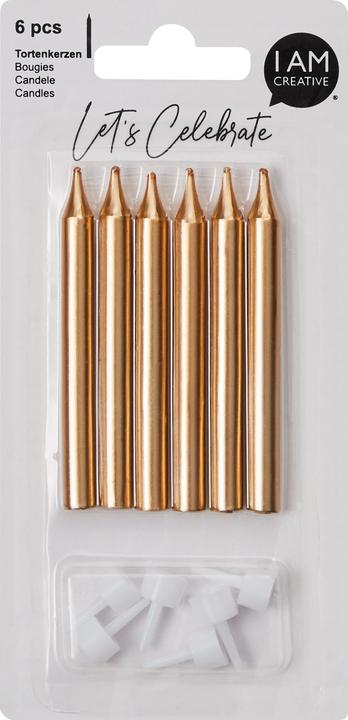 Actual product image I Am Creative Cake candles (6 pcs.)