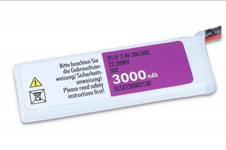 Image du produit SLS XTRON 3000mAh 2S1P 7,4V 30C/60C (7.40 V, 3000 mAh)