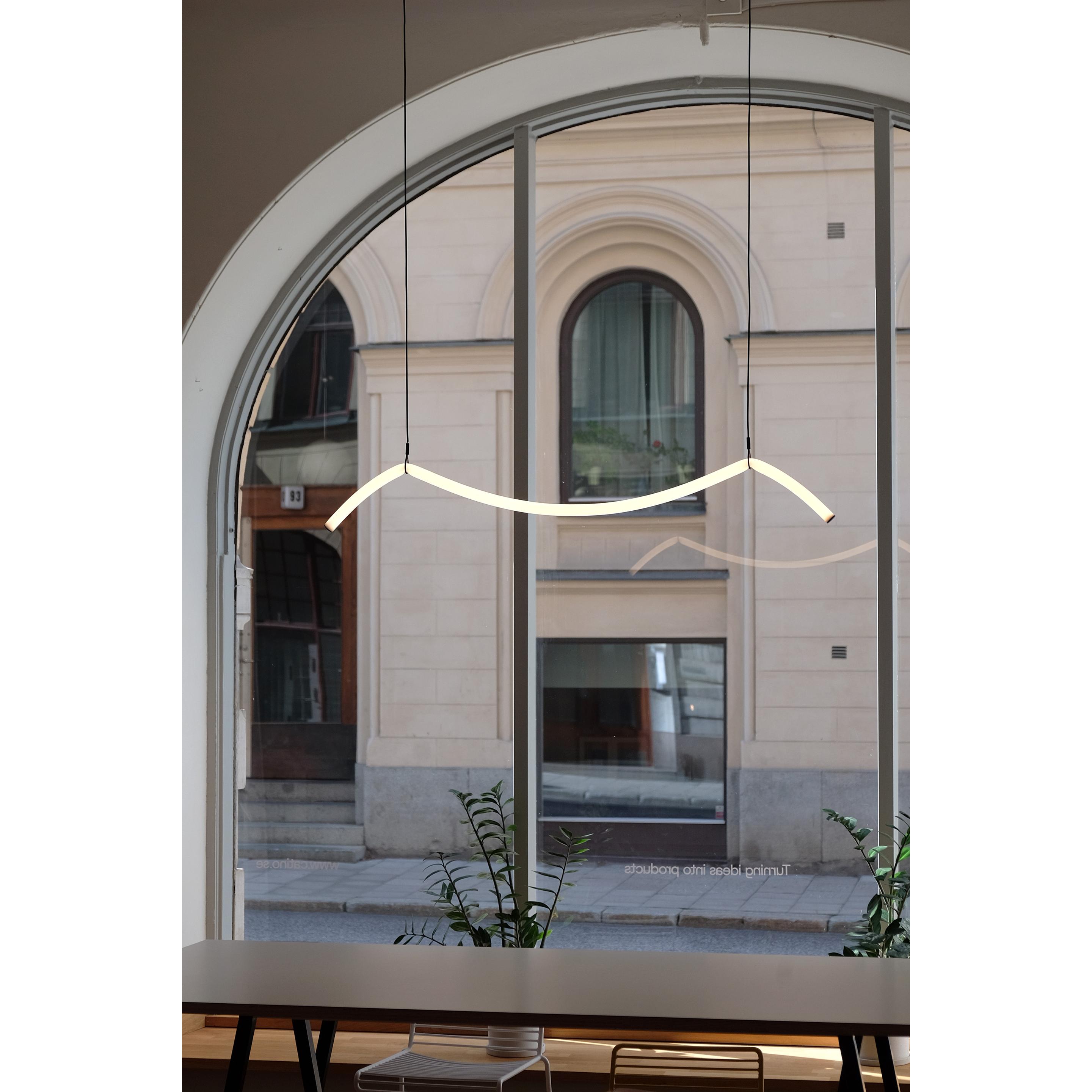 Markslöjd, Lampada a sospensione, MELT Pendant LED White/Black