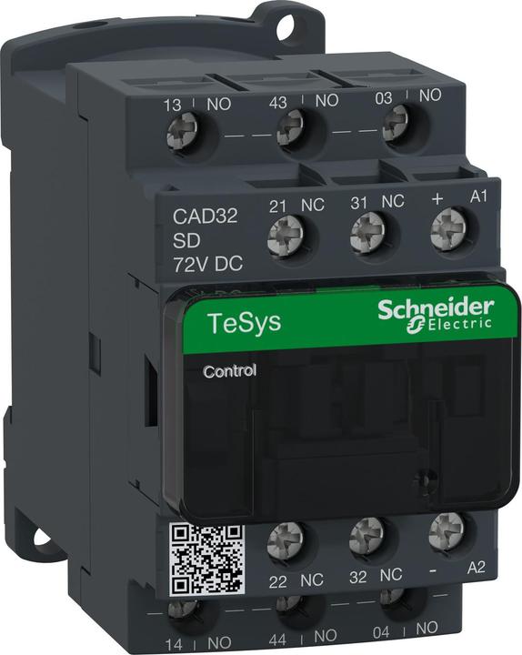 Produktbild Schneider Electric Hilfsschütz, 3S+2Ö, 72V DC CAD32SD