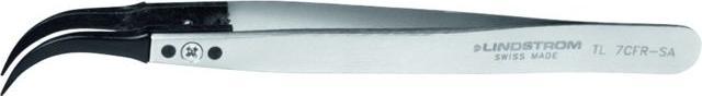 Produktbild Lindstrom Lindström TL 7CFR-SA ESD Pinzette 7CF Flach, gebogen 130 mm