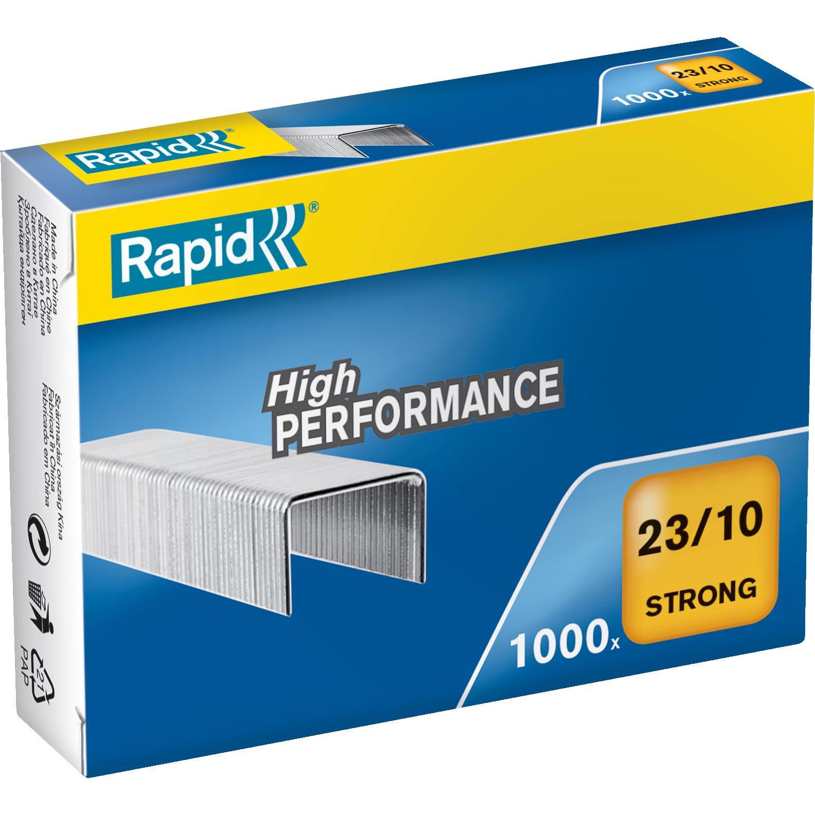 Rapid, Büroklammer, Heftklammern, 10mm, verzinkt, 1000 Stück (1000 x)