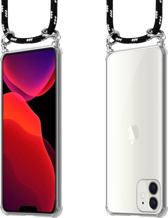 Produktbild Cadorabo TPU Handy Kette SILBER Cover