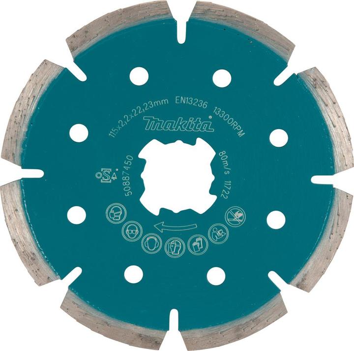 Produktbild Makita Diamantscheibe 115mm X-Lock Beton