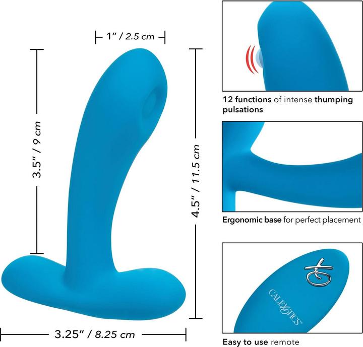 Actual product image CalExotics Silicone Remote Pulsing Pleaser