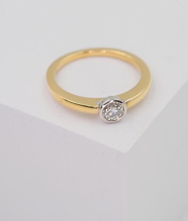 Actual product image Muau Ring frame setting (54, 950 Platinum)