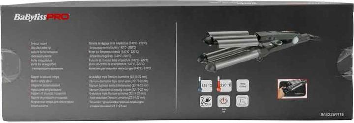 Image du produit BaByliss Pro Titanium Turmalin fer à onduler triple (22 mm, 19 mm)