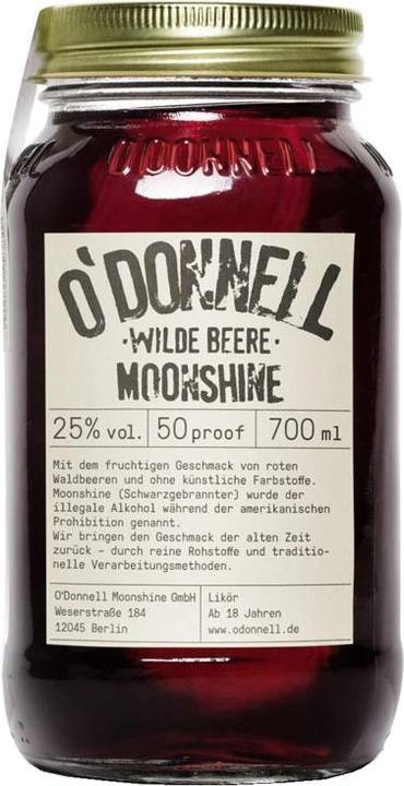 Produktbild O'Donnell Moonshine Moonshine Wilde Beere Likör
