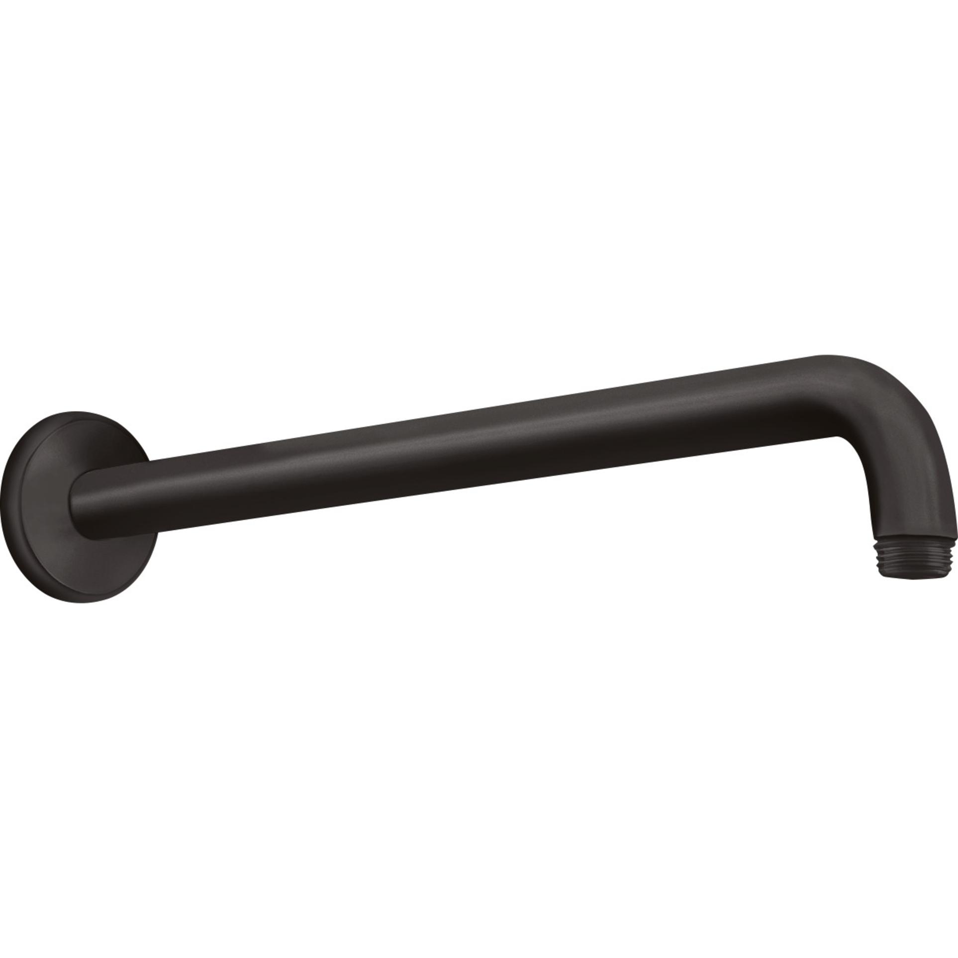 Hansgrohe, Soffione Doccia, Braccio Doccia 389 Mm, 90°, Nero Opaco