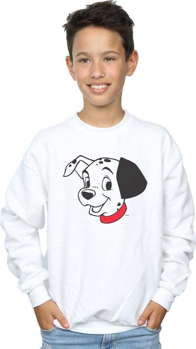 Produktbild Disney 101 Dalmatians Dalmatian Head Sweatshirt Jungen (140, 146)