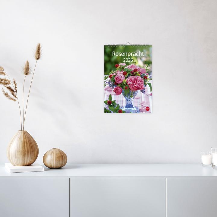 Produktbild Rosenpracht Kalender 2026 (23,5x33,5cm)