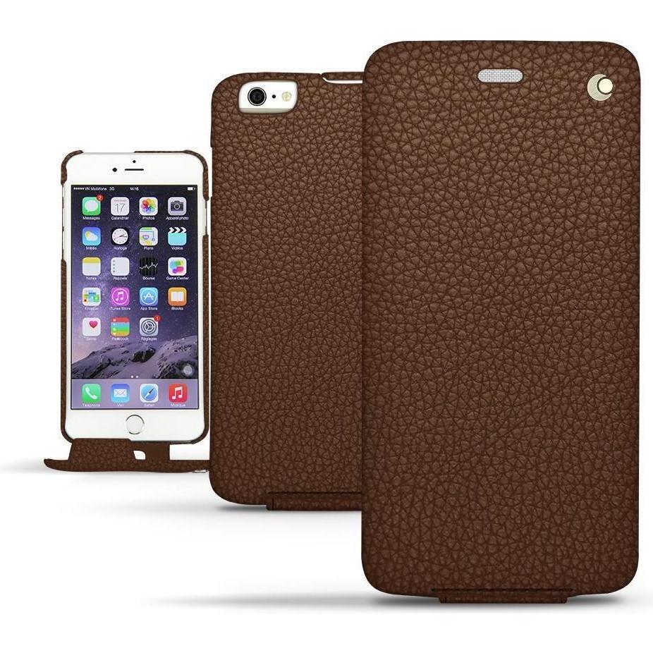 Noreve Lederschutzhülle vertikal (Apple iPhone 6), Smartphone Hülle, Braun