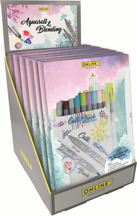 Online Watercolour&Blending Set Display (2 mm, 10 x)