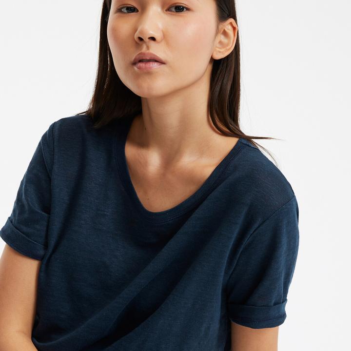 Actual product image La Redoute Collections T-Shirt mit rundem Ausschnitt (M)