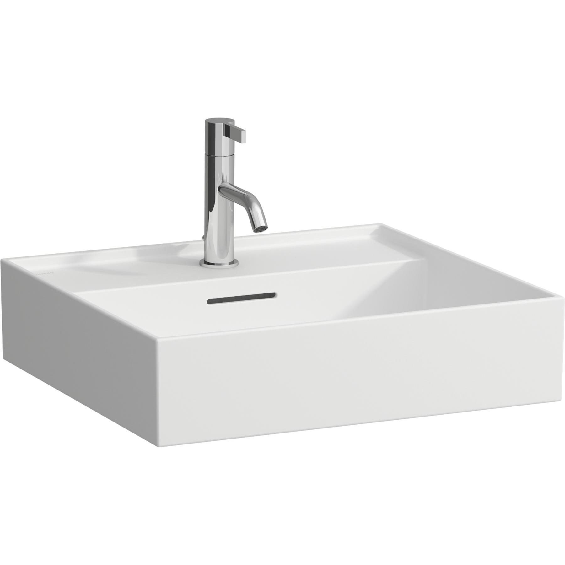 Laufen, Waschbecken, Waschtisch KARTELL 500x460mm ubaufä m ÜL 1 HL-Ausf. we ma (460 mm, 500 mm)