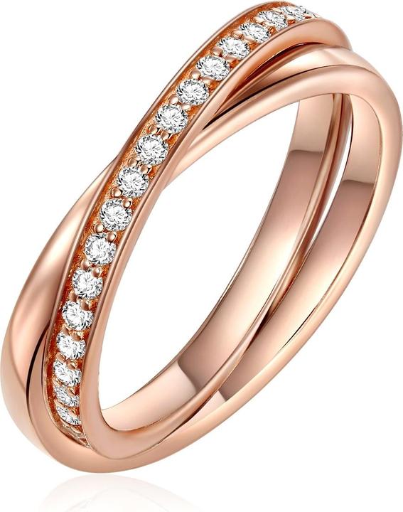 Immagine prodotto Glanzstücke München Donna Argento Cubico Zirconia Oro Rosa - 8202 (52, 925 Argento)