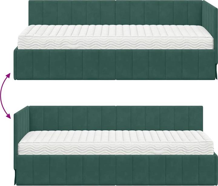 Image du produit vidaXL Eckbettgestell (80 x 200 cm)