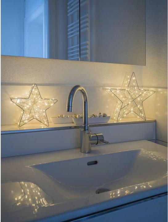 Produktbild STT Tischdeko 3D Star Bianco M, 28 cm