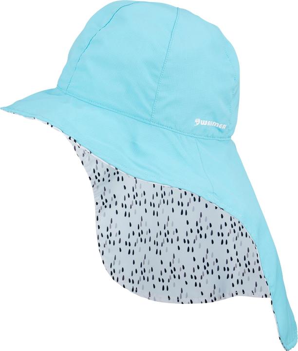 Produktbild NoName UV Cap With Neck Flap Junior Reversible Bora Blau