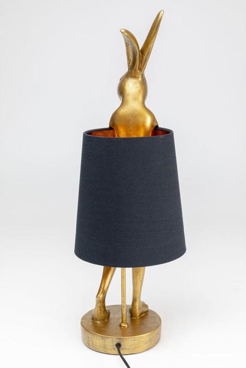 Image du produit Kare Design Lampe de table Animal Rabbit or/noir 68cm (E14)