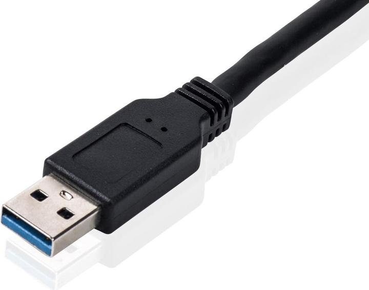 Actual product image equip USB 3.0 to (USB-A, USB-C, 4 ports)
