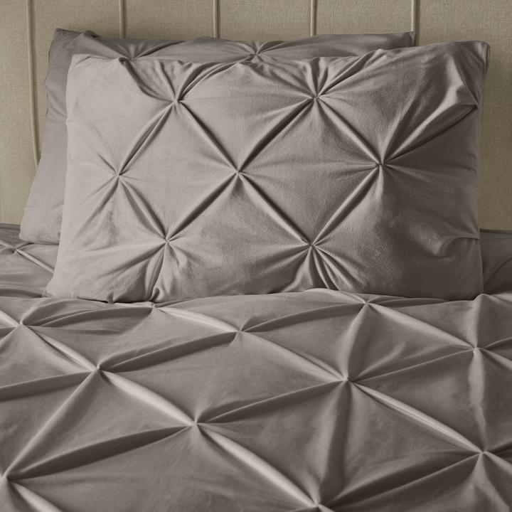 Actual product image Sleeptime Pintuck velvet duvet cover (Duvet cover, 140 x 220 cm)
