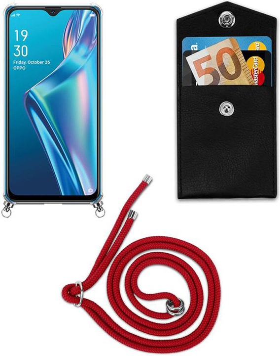 Produktbild Cadorabo TPU Handy Kette SILBER Cover